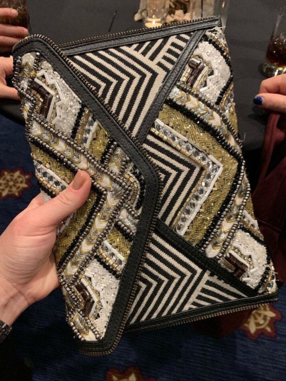 Rebecca Minkoff Embellished Wonder Leo Envelope Clutch